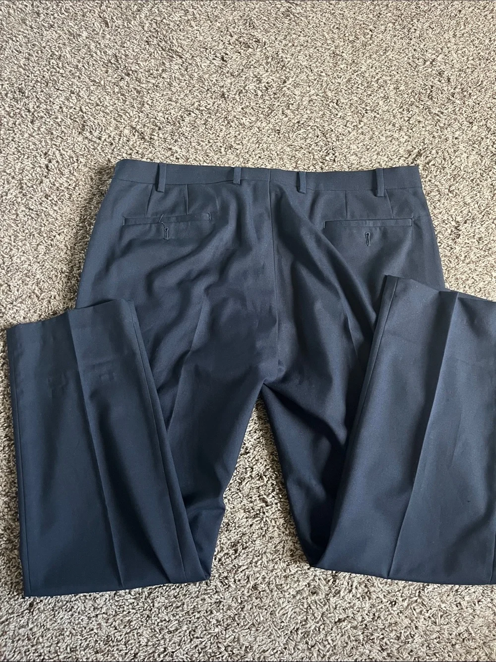 Ralph Lauren Men's Dark Navy Dress Trousers